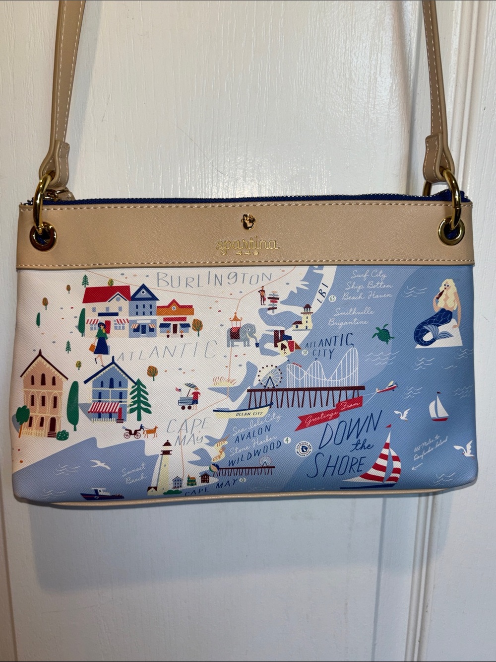 SPARTINA 448 Jersey Shore Crossbody Bag